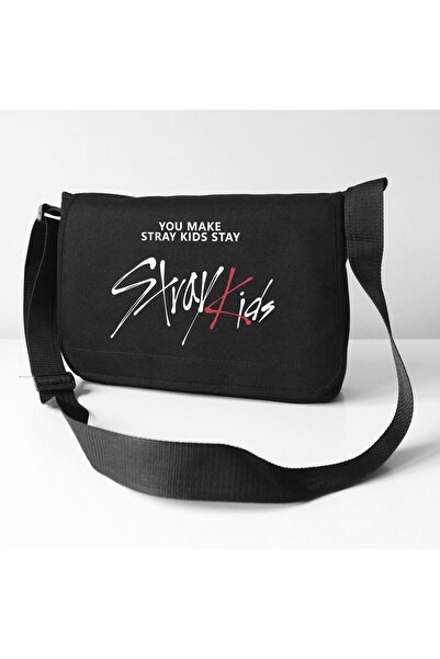 DEEFWEAR Straykids Baskılı Postacı Çantası