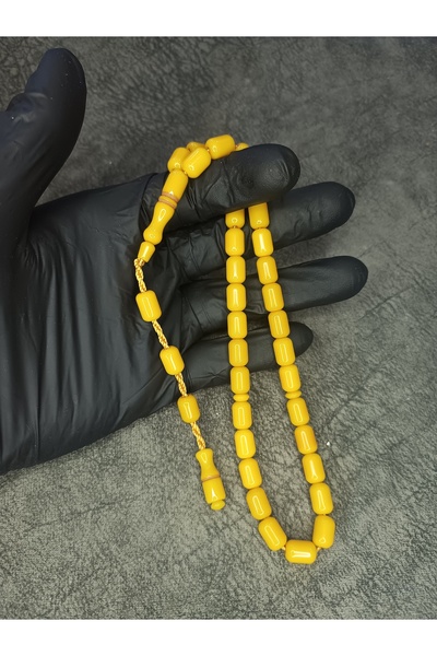 Mos Tespih مسبحة صلاة من العنبر المضغوط بنظام العمل الرئيسي