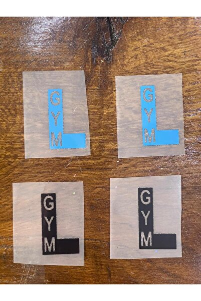 Gönülden Tasarım 7x2 cm peglačka naželjka sa slovom L, 4 komada, za šivenje i...