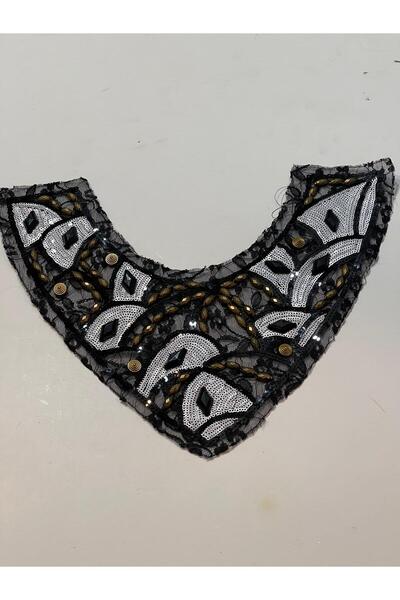 Gönülden Tasarım 27x33 cm šljokice i Sa perlama dodatak za kragnu odjeće, apl...