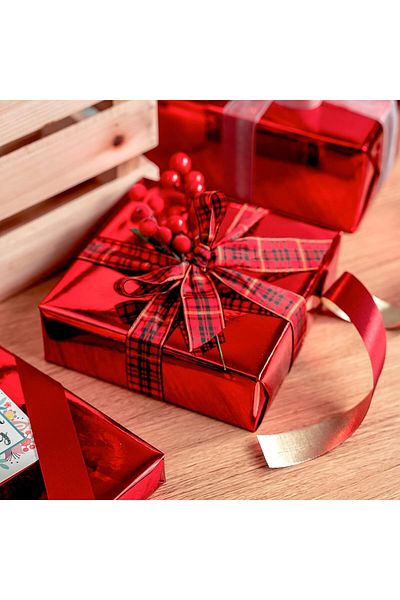 Dekals 5 Pieces 70x100 Plain Metallic Red Dowry Packaging Package Gift Wrapping Paper (SIZE ADJUSTABLE)