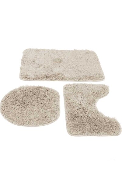PANDA HALI Panda Halı Banyo Halısı 3 Lü Post Klozet Takımı
