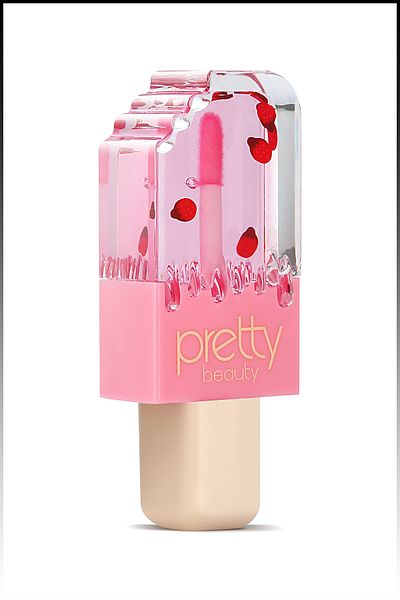 Pretty Beauty ملمع شفاه آيس كريم وملمع بنكهة الفاكهة