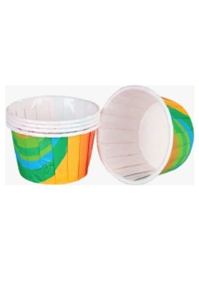 eğlencemarketi Dolphin Paper Muffin Cake Capsule Shrinked Rainbow 50 Pieces