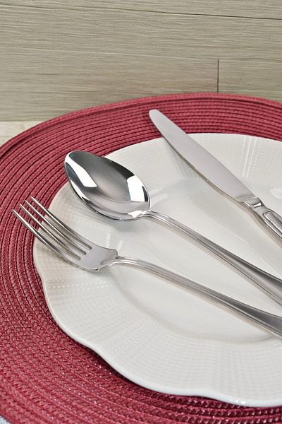 Lugga Mira Fork Spoon Knife Set for 6 Persons 18 Pieces