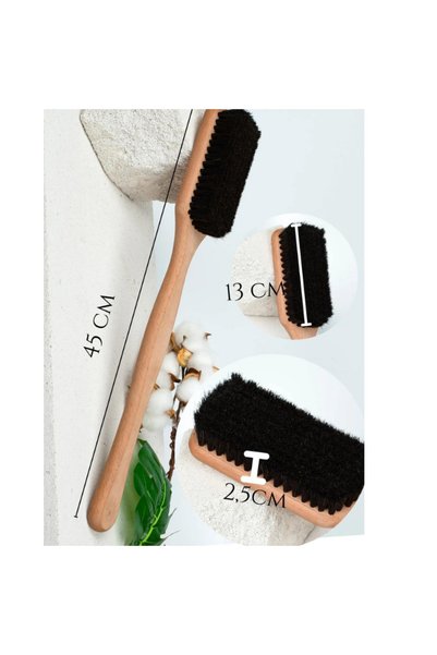 CNGZSHOP At Kılı Selülit Fırçası Saplı Cilt Bakımı Peeling Orta Sert Kıllı %1...