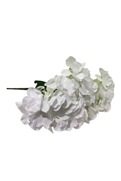 byselime Λευκό Τεχνητό Λουλούδι Ορτανσίας 42 εκ.
