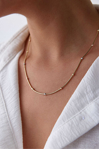 YAVUZ KUYUMCULUK 14 Ayar Altın Kalze Dorika Kolye