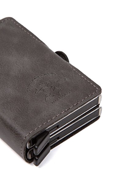 Newish Double Automatic Card Mechanism Card Holder Wallet with Rfid Blocking Feature (6.5x9.5cm)