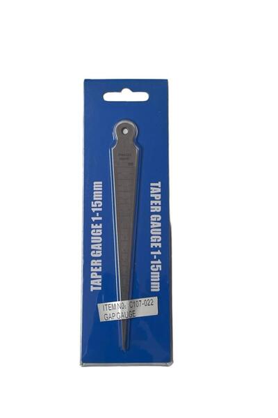 Dw ÜÇGEN DELİK ÖLÇME CETVELİ 1-15 MM