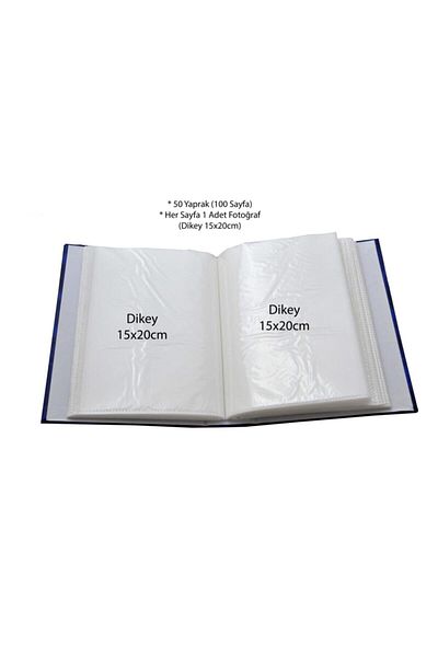 Dijital Dünyası Άλμπουμ φωτογραφιών 15x21cm με 100 δερμάτινα υφάσματα