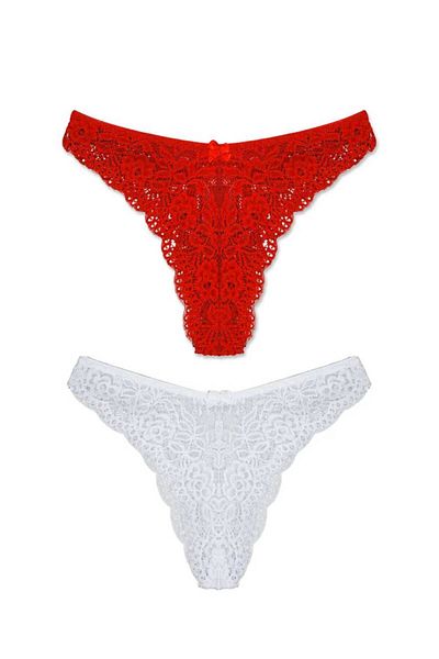 GECKO COLLECTION Lacy Brazilian Panties 2 Pieces