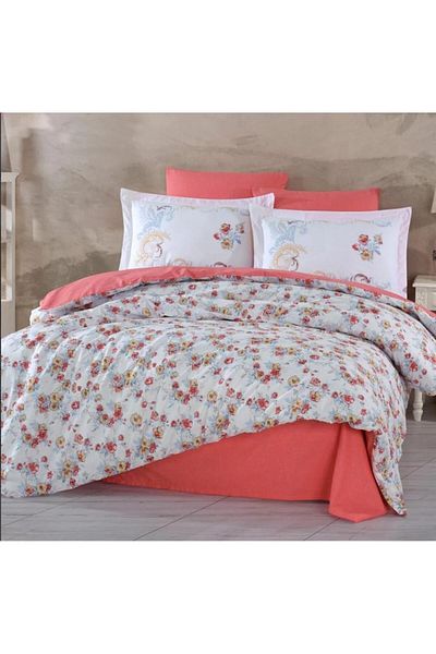 Hobby Mlvx Double Ranforce Duvet Cover Set Gloria Red Mlv Blsm