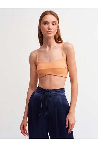 Dilvin 3744 Corduroy Strap Top-barack