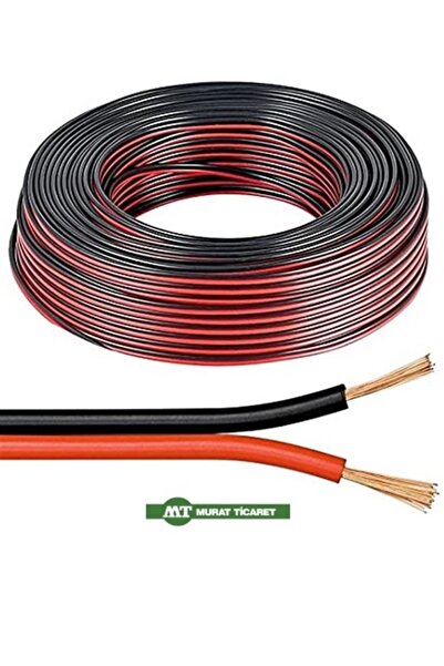 Murat Kablo Tesisat kablosu 5 metre Murat kablo 2x075 yassı kordon