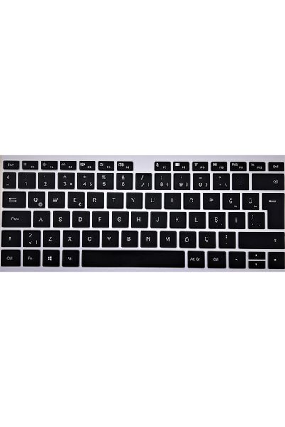 hk Huawei Matebook 14 Türkçe Q Silikon Klavye Koruyucu Klvl-wfh9 Klvd Wfe9 Do...
