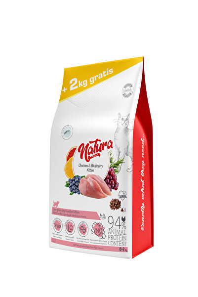 Natura Pet LowGrain Kitten Food with Chicken & Blueberry 10kg