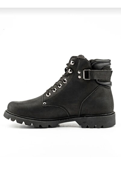 Riccardo Colli LEATHER MEN'S NON-SLIP SOLE WINTER BOOTS