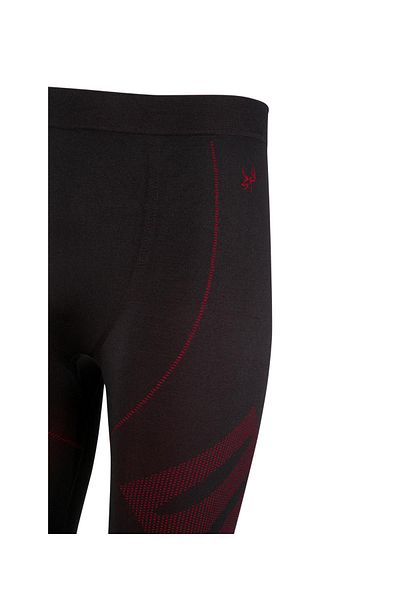 2AS Men's Heatwave Seamless Baselayer Bottom Underwear Black/Red