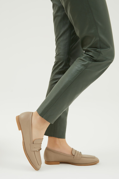 Tamer Tanca Kadın Hakiki Deri Makosen Ayakkabı 33 2504 Bn Ayk Y23