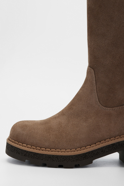 Tamer Tanca Kadın Hakiki Deri Casual Çizme 33 38503 C Bn Czm Sk 22/23