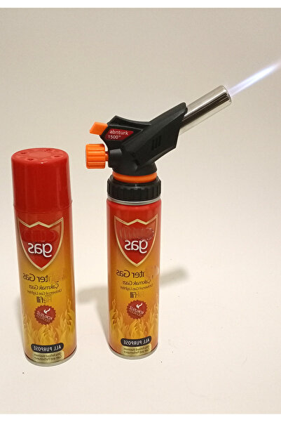 World Star 2 adet Gaz Hediyeli 1300C° Profesyonel Pürmüz Çakmak Gazına Uyan K...