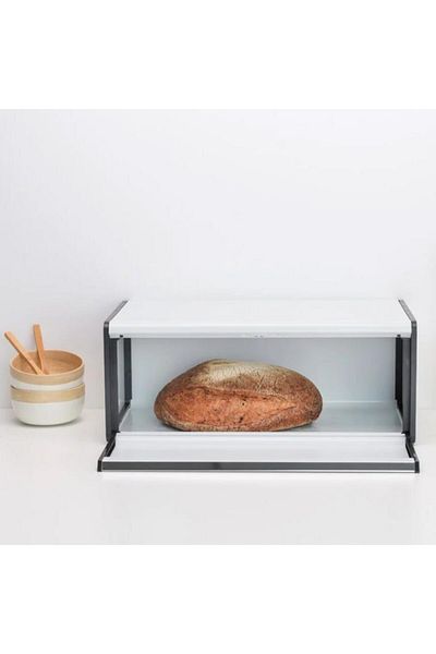 Brabantia Κουτί αποθήκευσης ψωμιού Ορθογώνιο Γωνιακό Λευκό