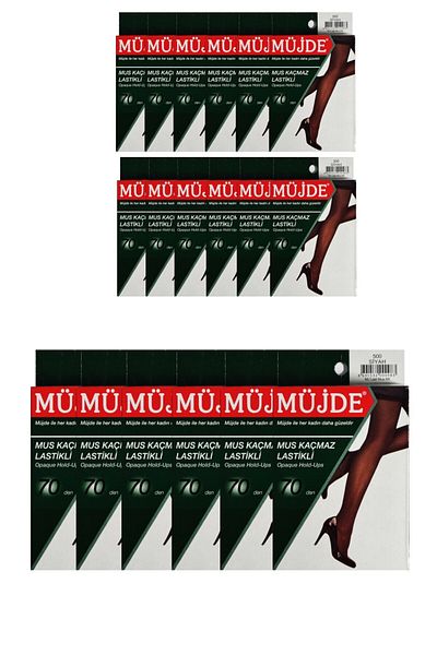 Müjde Чорапи Mus Non-Slip Lastics от 6 броя