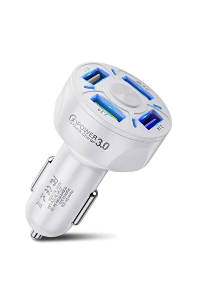 Ally Mobile Uslion Qc3.0 4- Port Çıkışlı Çoklu Usb Araç Şarjı Şarj Aleti
