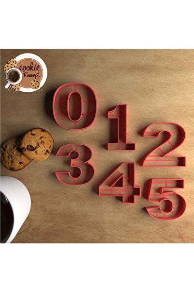 CookieKonsept Kurabiye Kalıbı Rakam Seti
