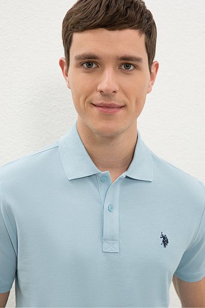 U.S. Polo Assn. Tricou albastru pentru bărbați