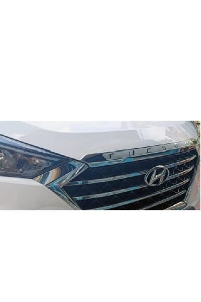 Genel Markalar Hyundai Tucson Kaput Ucu Çıtası Kaput Ucu Nikelajı Abs Krom