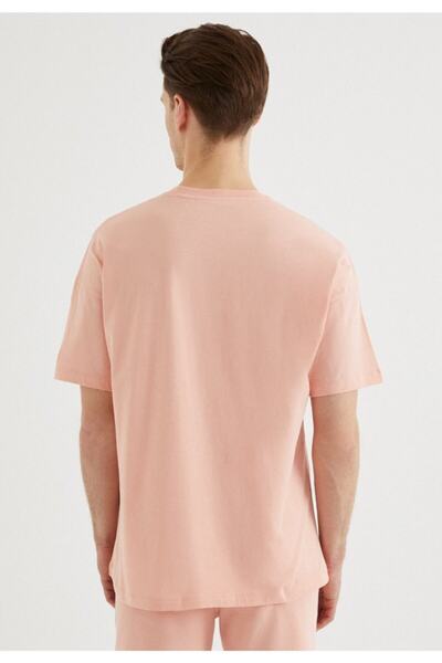 WESTMARK LONDON Men's Pink Oversize Fit Crew Neck Basic T-shirt Vital Utility