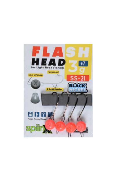 SpiinX Flash Head Uv Pembe Jig Head 2g