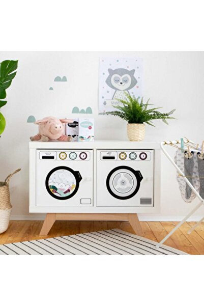 MyHappyPlace Çocuk Odası Çamaşır ve Kurutma Makinesi Sticker