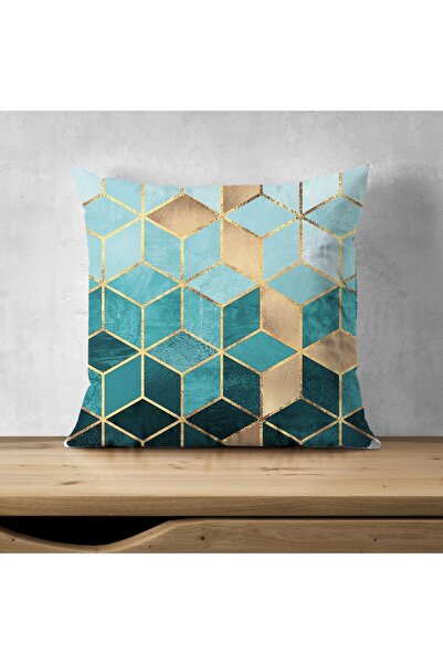 LadiesHome Husă de pernă decorativă cu imprimare digitală pe două fețe cu des...