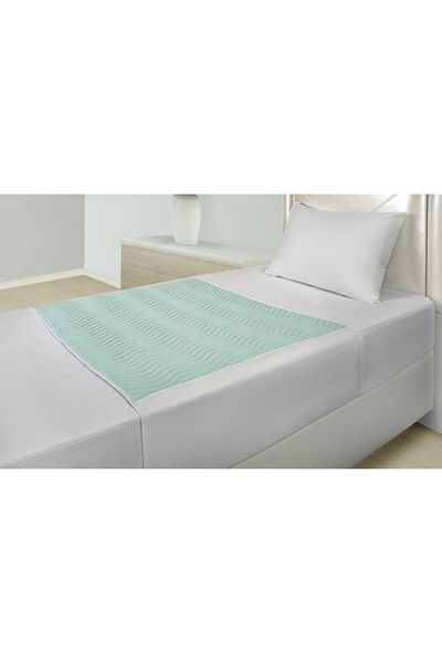 medtex Abso 85x90, winged, high Absorbent, liquid-proof, washable Mattress Protector