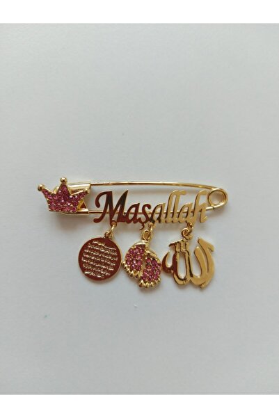 RENKLİ HOBİ EVİM Mashallah Baby Lapel Pin