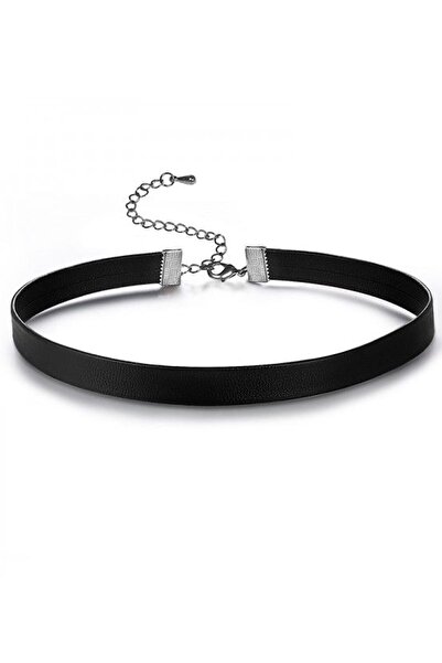 Tina Wear Boyundan Bağlamalı Deri Choker-300349