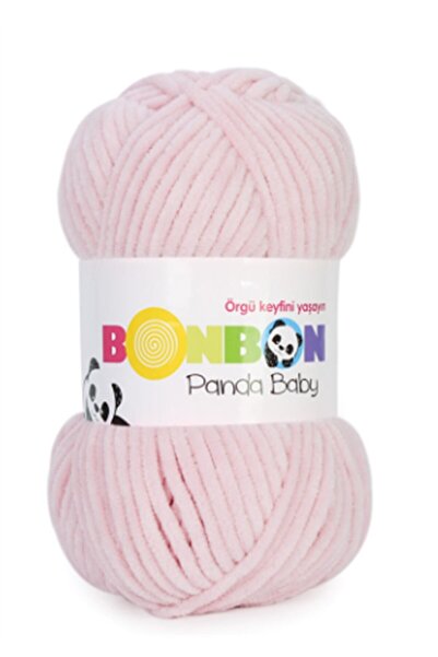 NAKO Bonbon Panda Baby 3092 Ανοιχτό ροζ κορδόνι