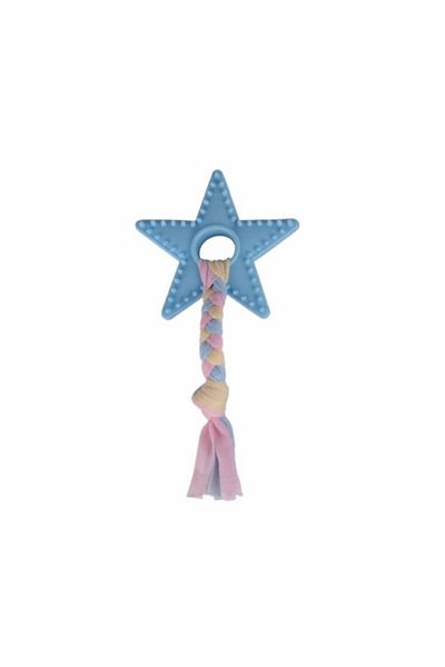 Mixpet Rope Knotted Rubber Star Dog Toy 9.2 cm