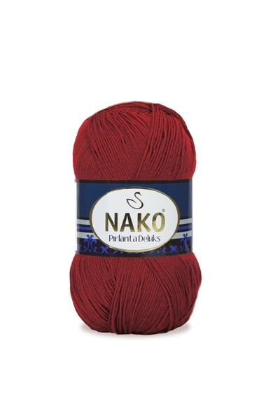 NAKO PIRLANTA DELUKS 6579 Bordo