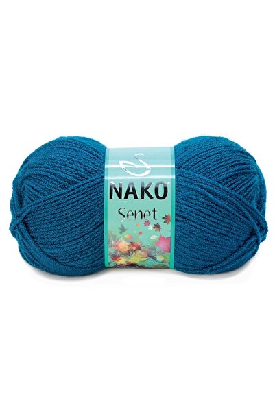 NAKO Şenet El Örgü Ipi 3585 Petrol Mavisi