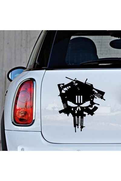 New Jargon Soldatul Armatei Skull Punisher Autocolant Autocolant Lipire 35cm