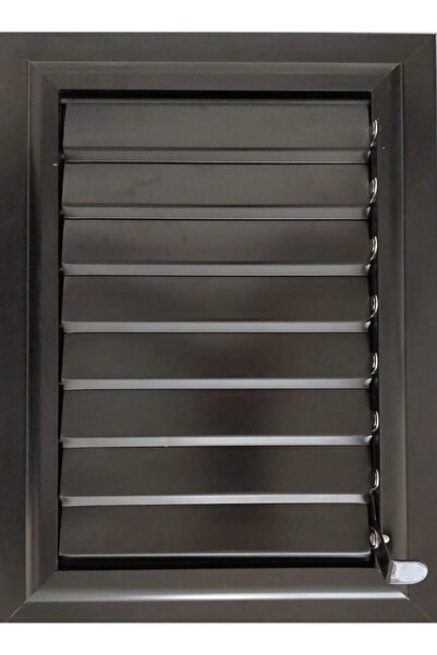 Genel Markalar Alüminyum Antrasit Siyah Banyo Wc Panjur Ve Menfezi 40 X 50 Cm
