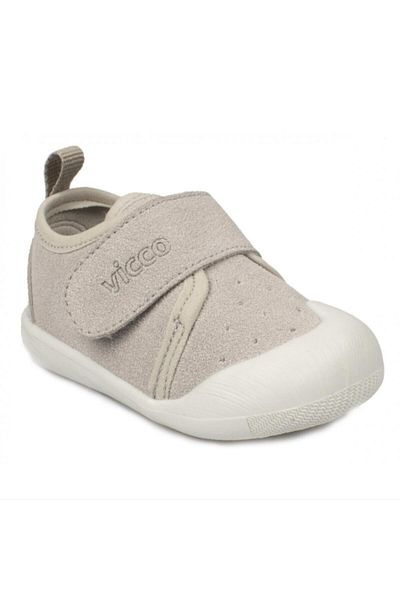 Vicco Anka Unisex Baby Gray First Step Shoes