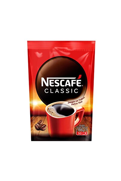 Nescafe Classic Çözünülebilir Kahve 100 gr Poşet