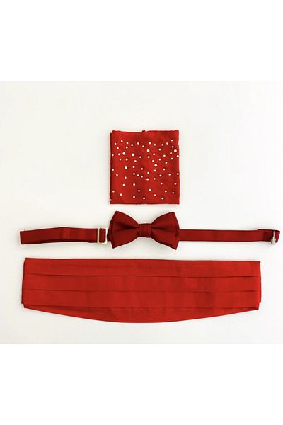 ChatonDor Children's Bow Tie Belt Handkerchief Set of 3