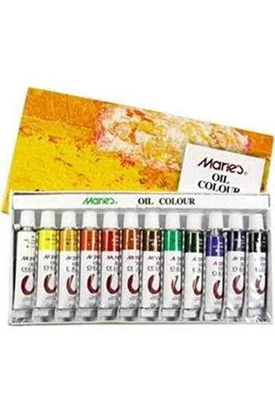 Maries Yağlı Boya 12 Renk X 12 Ml.