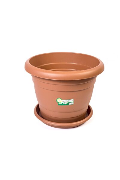 Hak Plastik 6 No Antik Saksı 21 Lt Modern Saksı Tabaklı